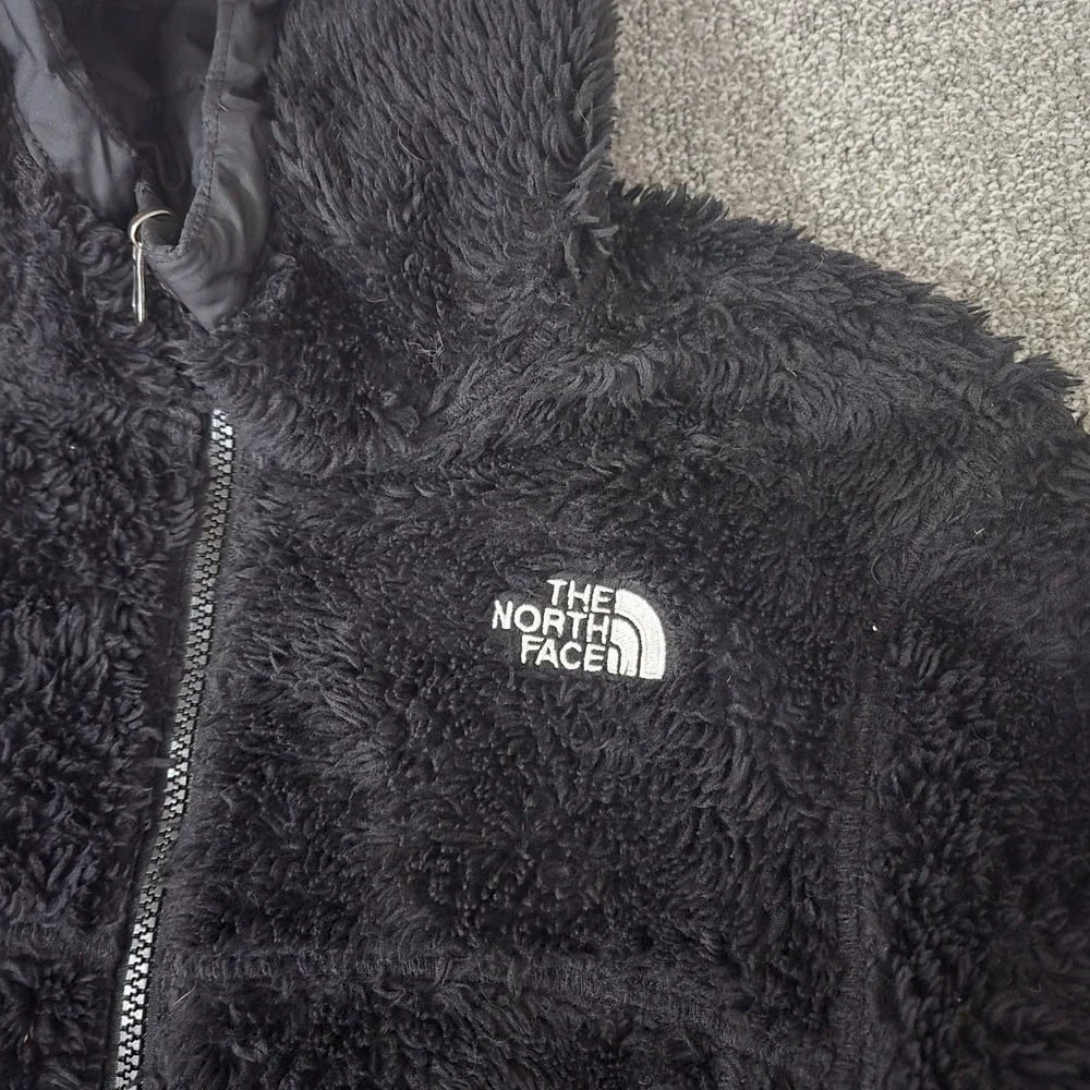 The North Face Boys Camo Reversible Fleece Puffer Jacket Size L (14/16)